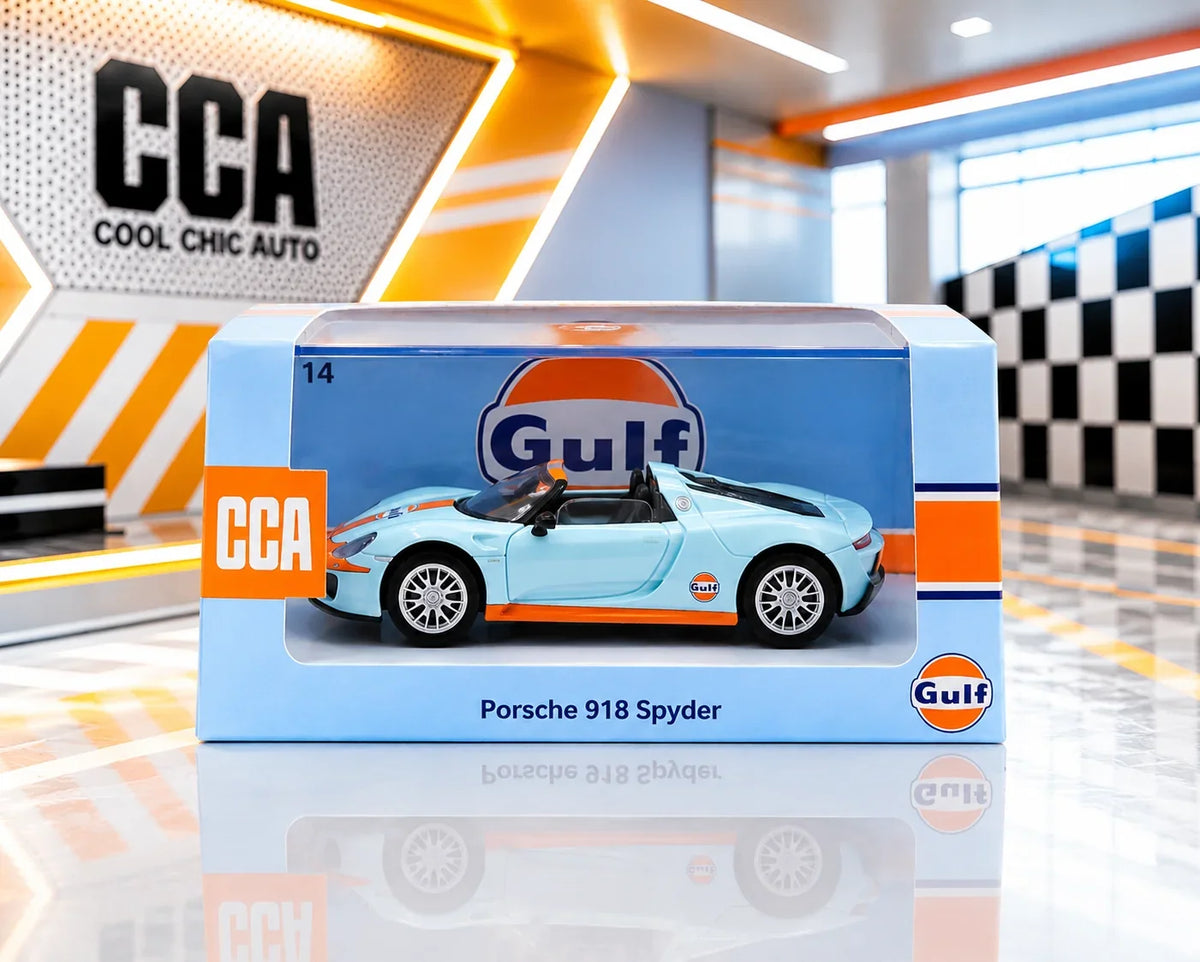 CCA Porsche 918 Spyder in Gulf livery