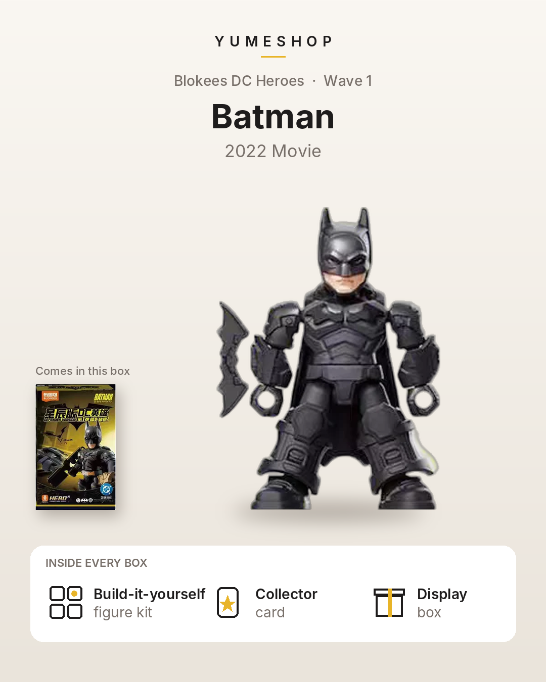 Batman Blokees Blind Box | Building Blocks | DC Figure | Model Kit