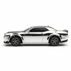 Whoosh RC Mini Drift Car 1:43 Scale – Chrome Silver | 2.4GHz Remote Control Racing Car for Kids & Adults