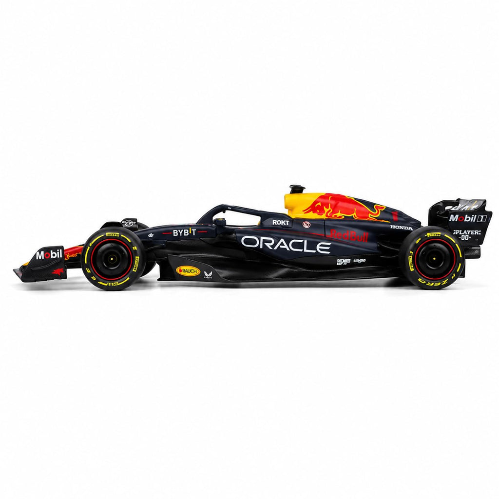 QY Toys Red Bull Racing F1 Car 1:43 Scale Model – Black Mamba Edition | Collectible with Acrylic Display Box