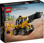 LEGO Technic Backhoe Loader 42197 – 104 Pieces Construction Vehicle Building Set
