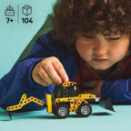LEGO Technic Backhoe Loader 42197 – 104 Pieces Construction Vehicle Building Set