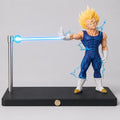 Majin Vegeta Super Saiyan LED light-up figure with glowing energy beam