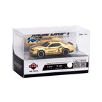 HB Toys Mini Drift 1:64 RC car in chrome gold