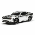 Whoosh RC Mini Drift Car 1:43 Scale – Chrome Silver | 2.4GHz Remote Control Racing Car for Kids & Adults