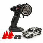 Whoosh RC Mini Drift Car 1:43 Scale – Chrome Silver | 2.4GHz Remote Control Racing Car for Kids & Adults