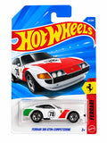 Hot Wheels Ferrari 365 GTB4 Competizione in white #78 racing livery