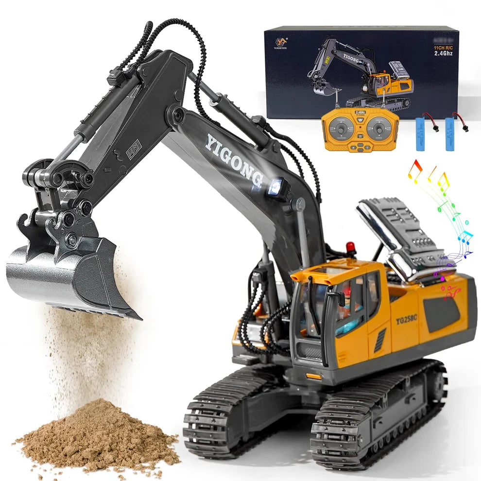 YIGONG 1:24 11-channel RC excavator