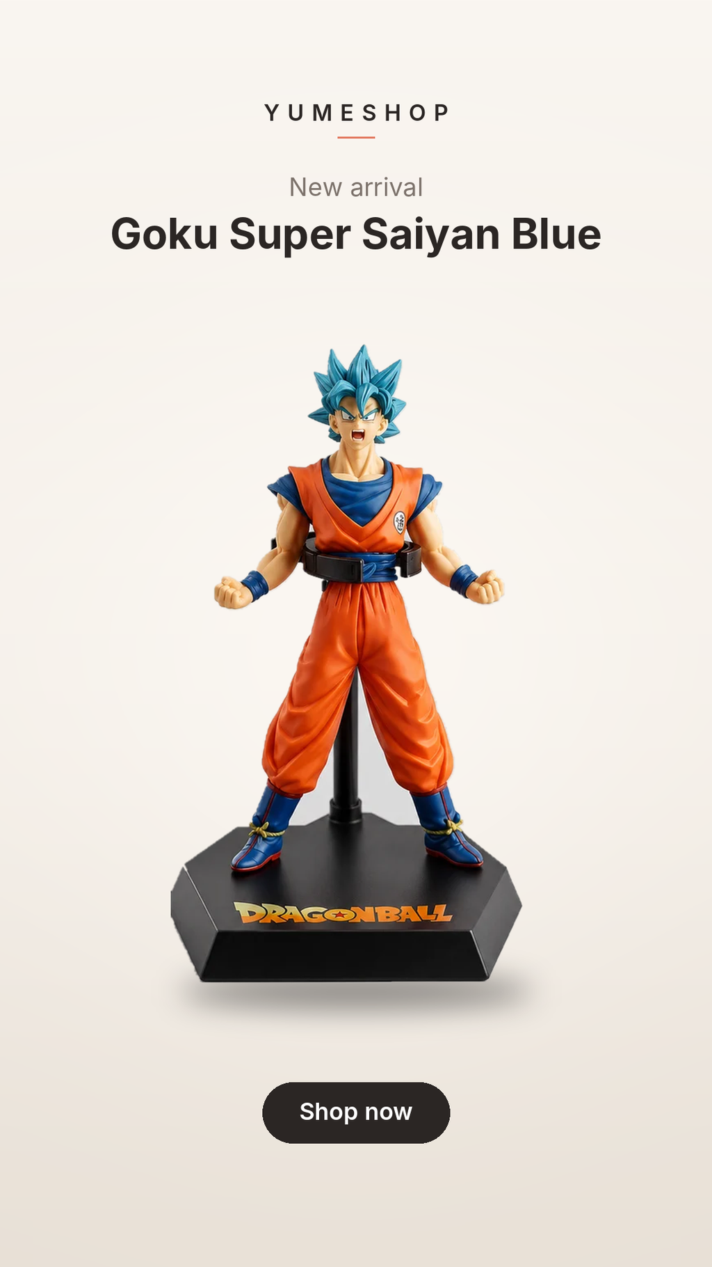 Goku Super Saiyan Blue 19 cm Dragon Ball Super figure