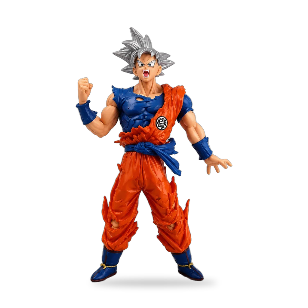 Goku Ultra Instinct 18.5 cm Dragon Ball Super figure with silver hair