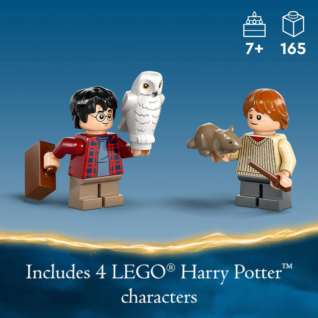 LEGO Harry Potter Flying Ford Anglia 76424 – 165 Pieces Car Building Set with Harry, Ron & Hedwig
