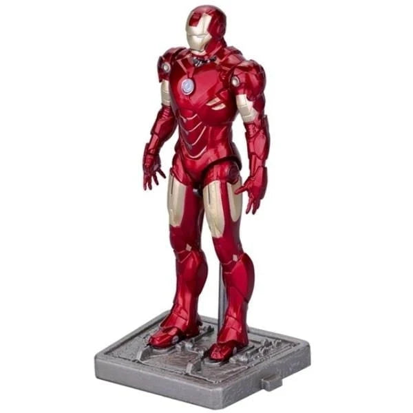 ZD Toys Iron Man Mark VII (MK7) Action Figure – 4-Inch Scale Base Version with Display Stand | Official Marvel Collectible