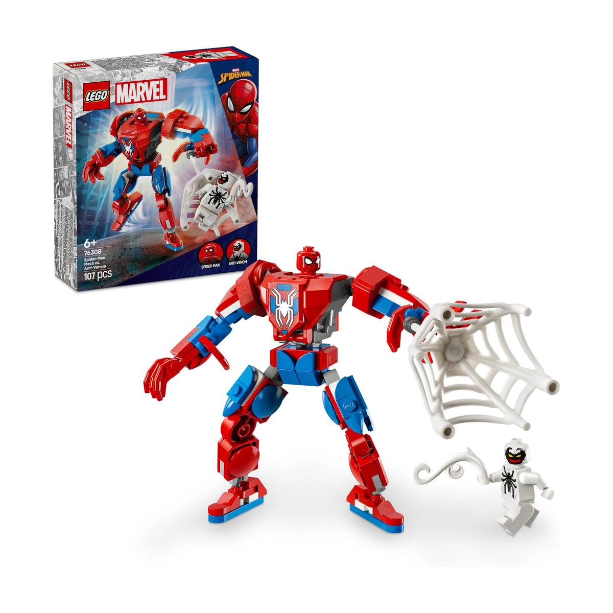 LEGO Marvel 76308 Spider-Man Mech vs Anti-Venom