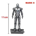 ZD Toys Iron Man Mark II (MK2) Action Figure – 4-Inch Scale (11 cm) Base Version with Display Stand | Official Marvel Collectible