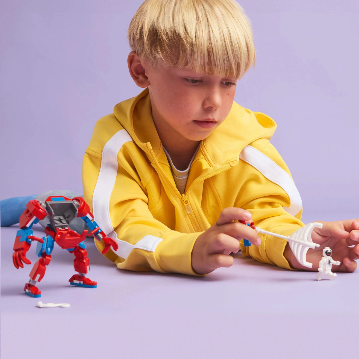 LEGO Marvel Spider-Man Mech vs Anti-Venom 76308 – 107 Pieces Super Hero Building Set with 2 Minifigures
