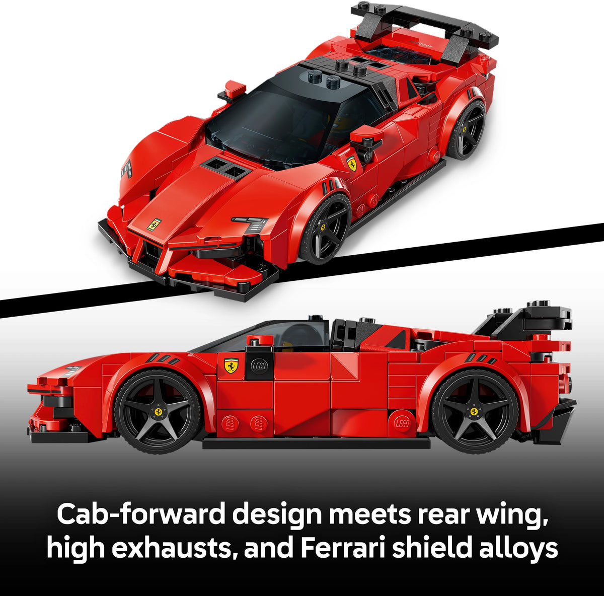 LEGO Speed Champions Ferrari SF90 XX Stradale 77254 – 339 Pieces Sports Car Building Set with Driver Minifigure