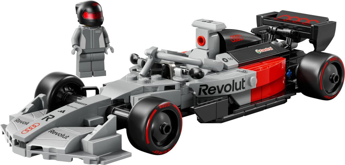 LEGO Speed Champions Audi Revolut F1 Team R26 77259 – 216 Pieces Formula 1 Race Car Building Set with Driver Minifigure