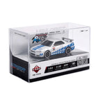 HB Toys Mini Drift 1:64 Scale RC Car – Silver & Blue #99 | 2.4GHz & App Remote Control Drift Car