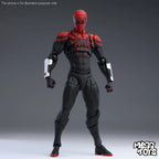 Superior Spidy-Man 16 cm Action Figure with Movable Mechanical Arms – Black & Red | Highly Articulated Collectible