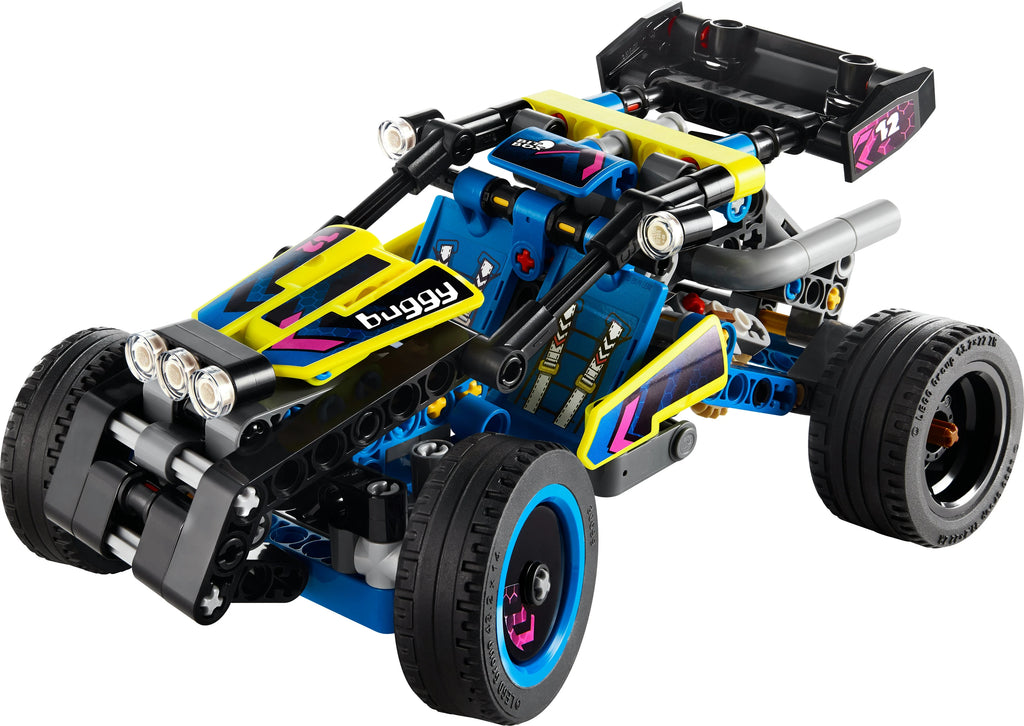 LEGO Technic Off-Road Race Buggy 42164 – 219 Pieces Car Building Set with Moving Engine & Suspension