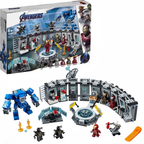 Iron Man Armour Hall building blocks set with Igor mech and minifigures