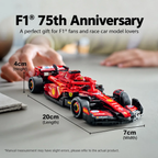 Ferrari F1 Race Car Building Blocks Set 68092 – 275 Pieces with Driver Minifigure | 20 cm Formula 1 Model