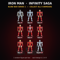 Iron Man Infinity Saga blind box mini figure
