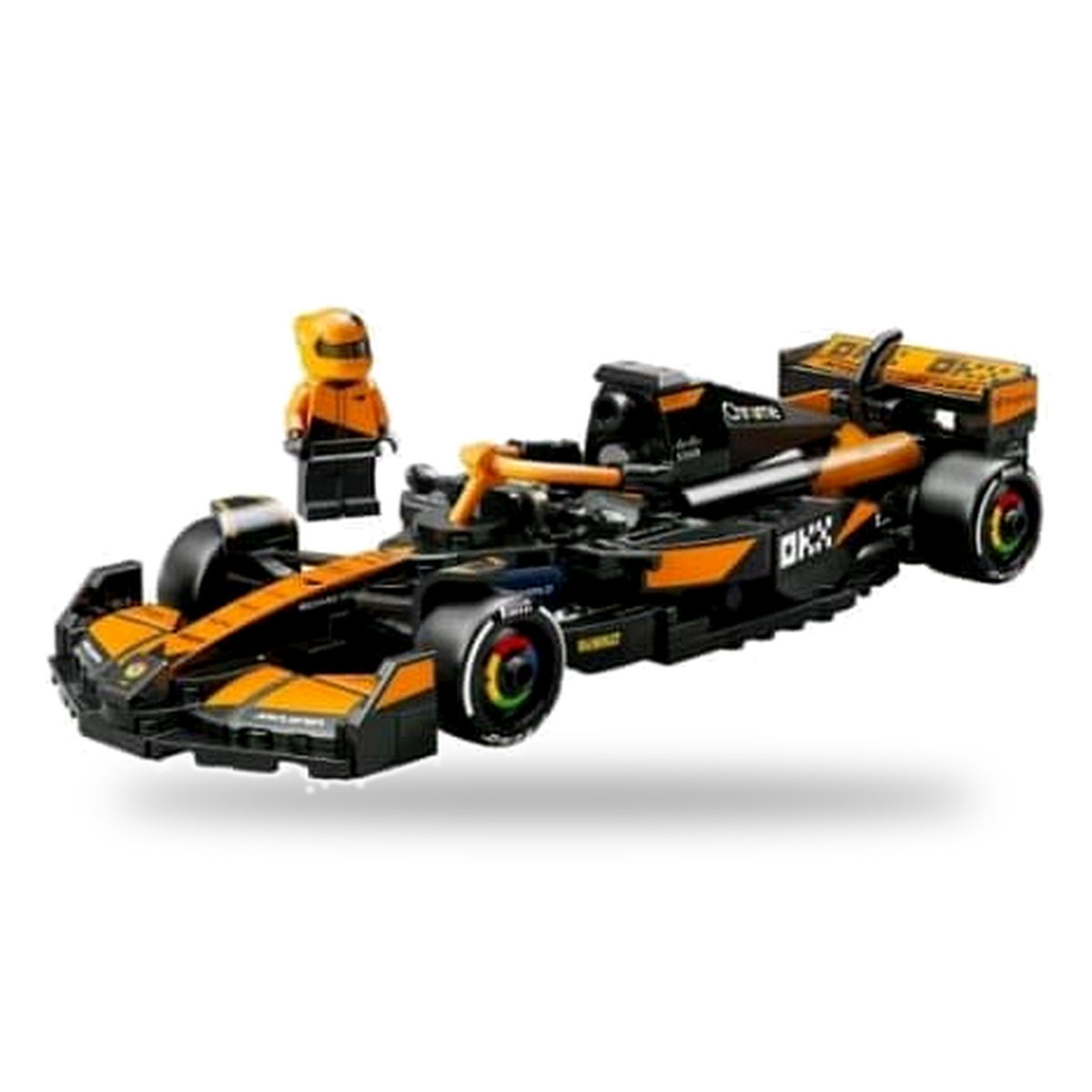 McLaren F1 Race Car Building Blocks Set 68091 – 269 Pieces with Driver Minifigure | Papaya Formula 1 Model