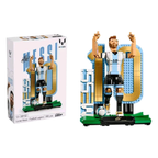 Lionel Messi No.10 building blocks display figure with stand